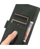 KHAZNEH Motorola Moto G100 Hoesje Retro Wallet Book Case Groen