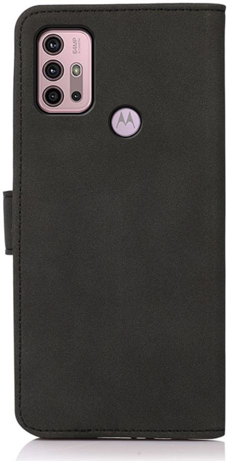 KHAZNEH Motorola Moto G10/G20/G30 Hoesje Retro Wallet Book Case Zwart afbeelding 5