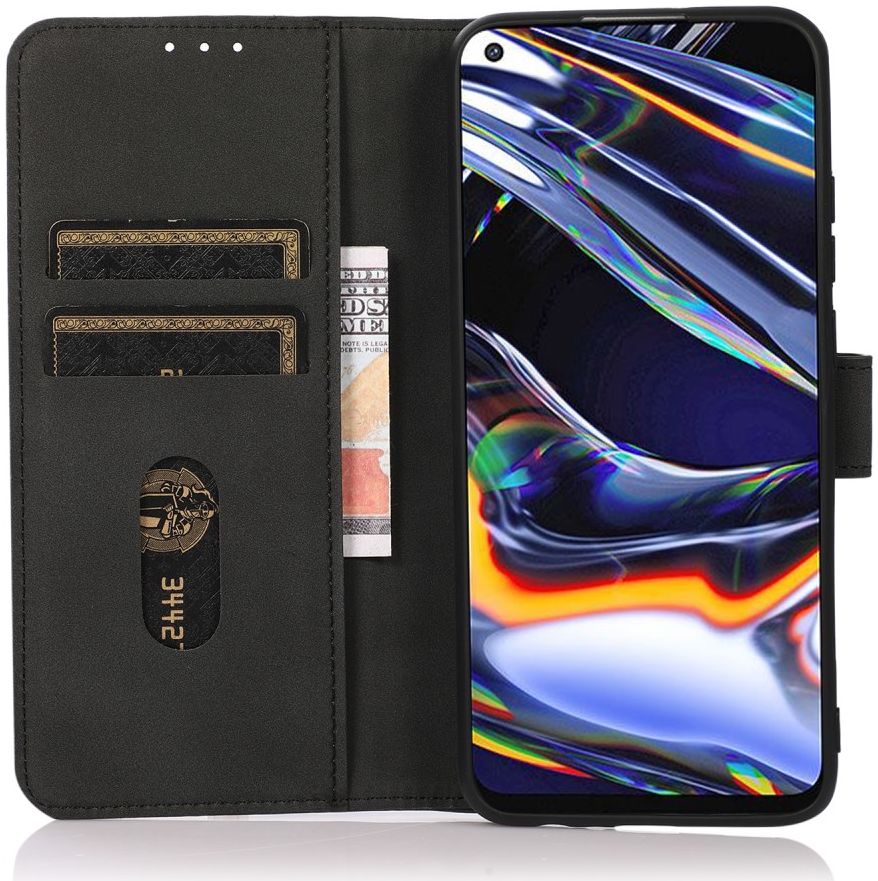 KHAZNEH Motorola Moto G10/G20/G30 Hoesje Retro Wallet Book Case Zwart afbeelding 1