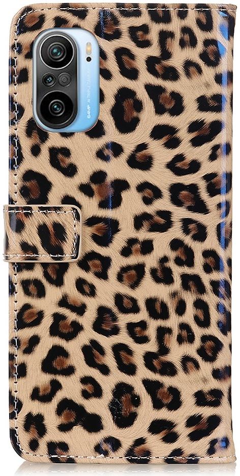 Xiaomi Poco F3/Mi 11i Hoesje Portemonnee Book Case met Luipaard Print afbeelding 5