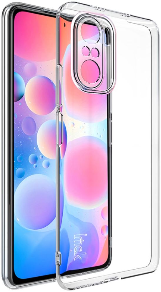 IMAK UX-5 Xiaomi Poco F3/Mi 11i Hoesje Flexibel en Dun TPU Transparant afbeelding 1