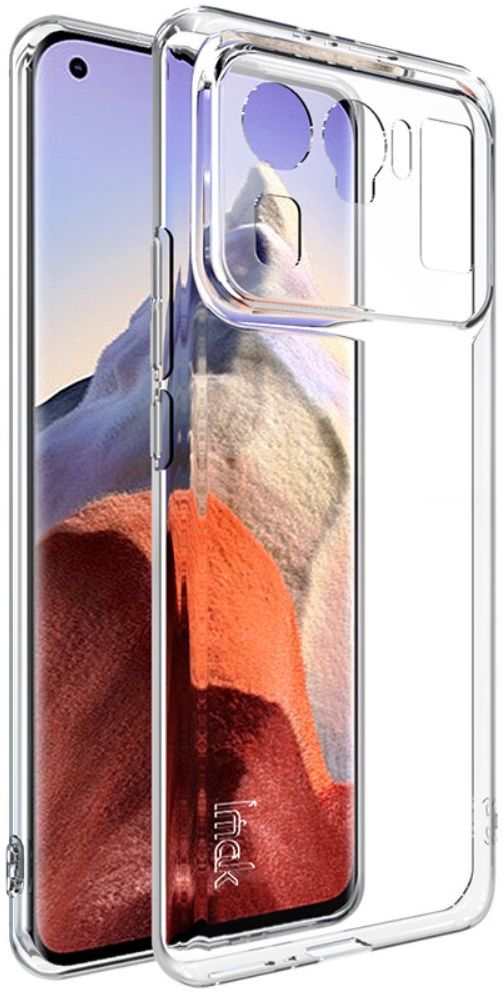 IMAK UX-5 Xiaomi Mi 11 Ultra Hoesje Flexibel en Dun TPU Transparant afbeelding 1