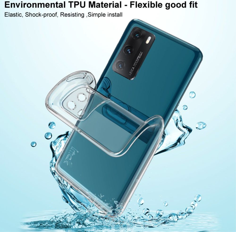 IMAK UX-5 Xiaomi Mi 11 Ultra Hoesje Flexibel en Dun TPU Transparant afbeelding 3
