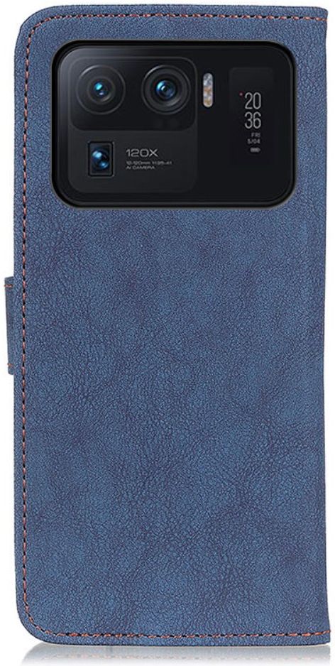 KHAZNEH Xiaomi Mi 11 Ultra Hoesje Portemonnee met Stand Blauw afbeelding 3