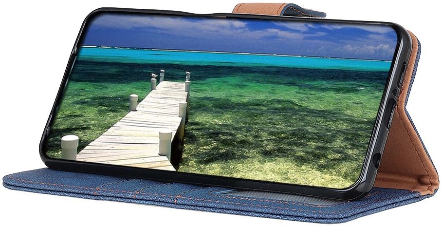 KHAZNEH Xiaomi Mi 11 Ultra Hoesje Portemonnee met Stand Blauw afbeelding 7