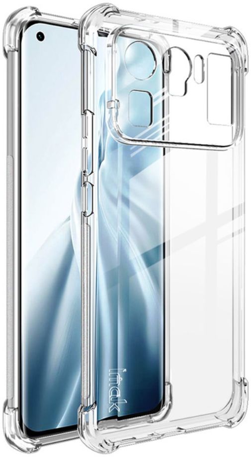 Xiaomi Mi 11 Ultra Hoesje TPU met Screen Protector Transparant afbeelding 1