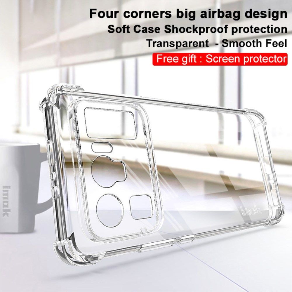 Xiaomi Mi 11 Ultra Hoesje TPU met Screen Protector Transparant afbeelding 6