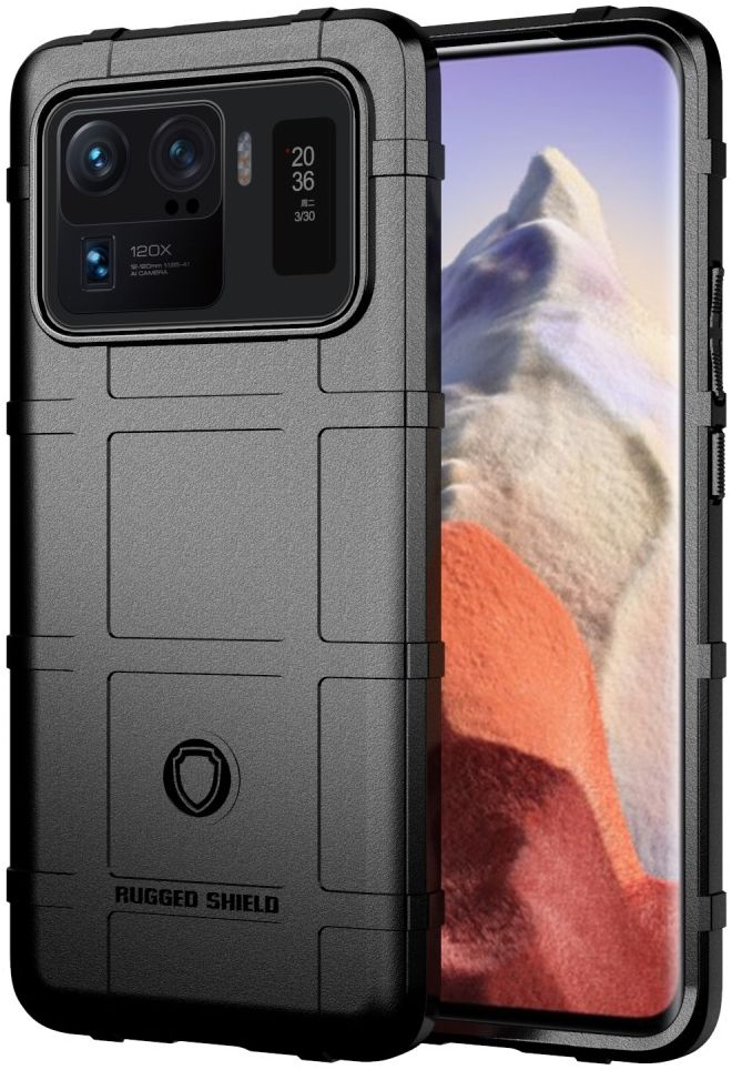 Xiaomi Mi 11 Ultra Hoesje Shock Proof Rugged Shield Zwart afbeelding 1