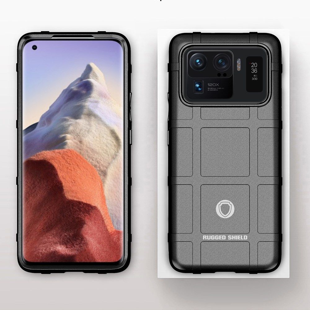Xiaomi Mi 11 Ultra Hoesje Shock Proof Rugged Shield Zwart afbeelding 9