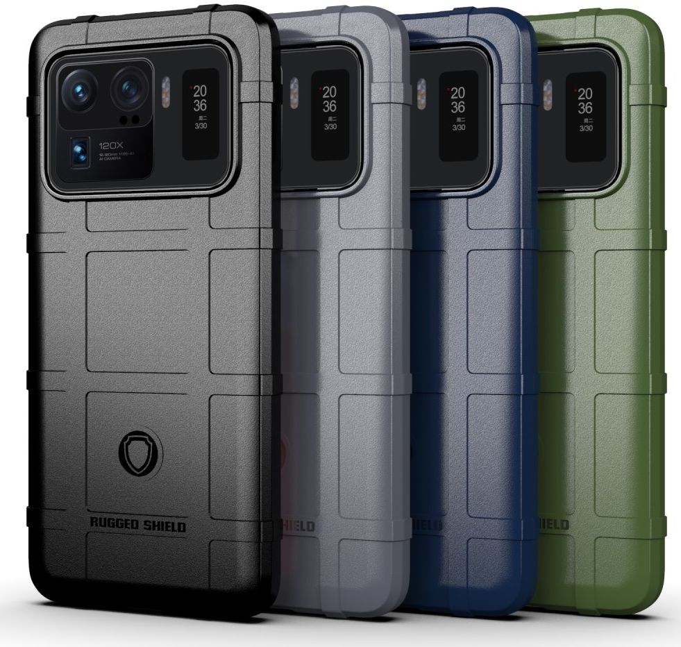 Xiaomi Mi 11 Ultra Hoesje Shock Proof Rugged Shield Blauw afbeelding 2