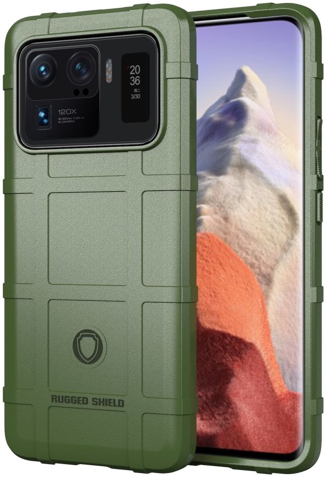 Xiaomi Mi 11 Ultra Hoesje Shock Proof Rugged Shield Groen afbeelding 1