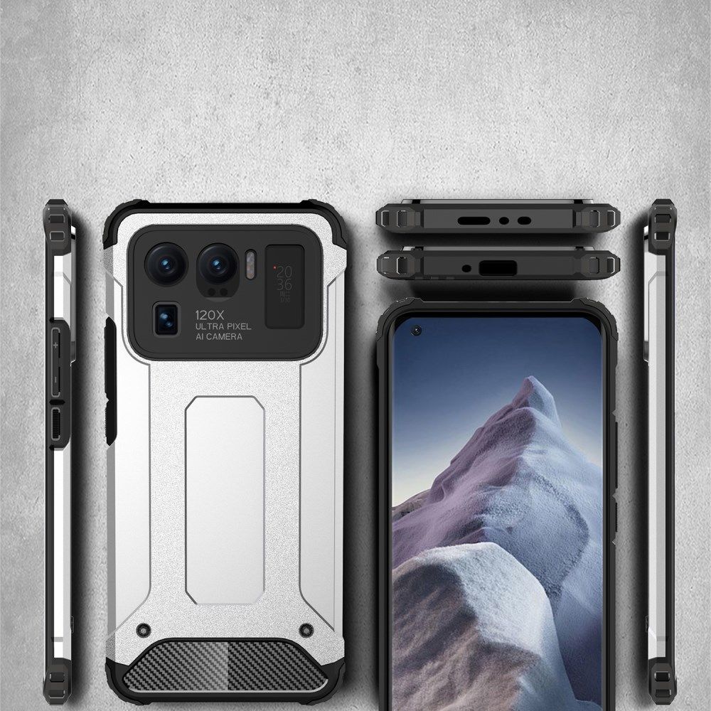 Xiaomi Mi 11 Ultra Hoesje Shock Proof Hybride Back Cover Lichtblauw afbeelding 2