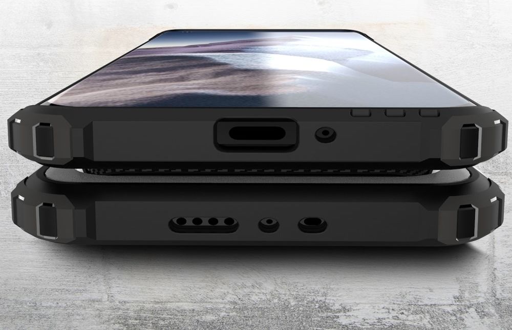 Xiaomi Mi 11 Ultra Hoesje Shock Proof Hybride Back Cover Lichtblauw afbeelding 7