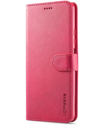 LC.IMEEKE Xiaomi Poco F3 / Mi 11i Hoesje Wallet Book Case Roze Hoesjes