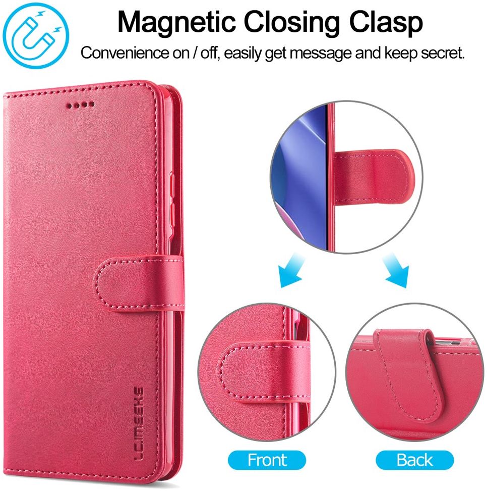 LC.IMEEKE Xiaomi Poco F3 / Mi 11i Hoesje Wallet Book Case Roze afbeelding 7