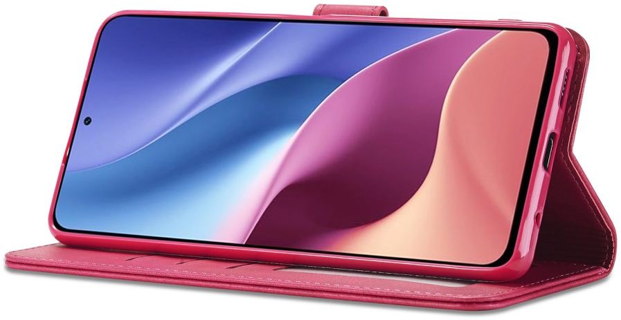 LC.IMEEKE Xiaomi Poco F3 / Mi 11i Hoesje Wallet Book Case Roze afbeelding 11