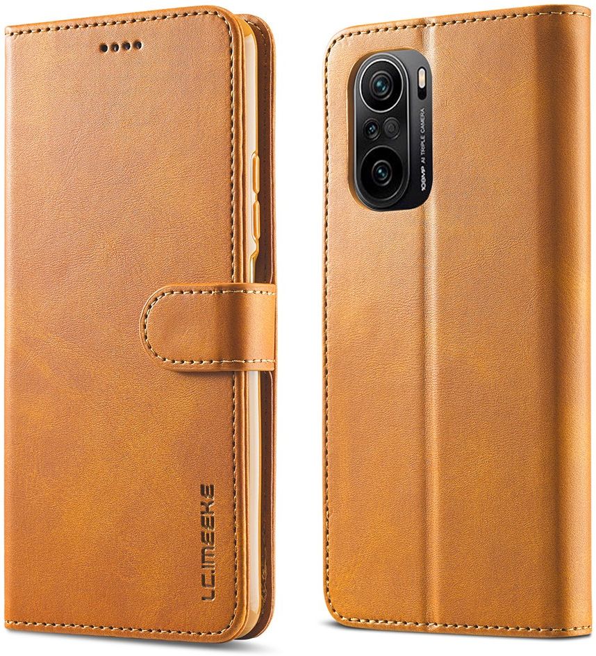 LC.IMEEKE Xiaomi Poco F3 / Mi 11i Hoesje Wallet Book Case Bruin afbeelding 10