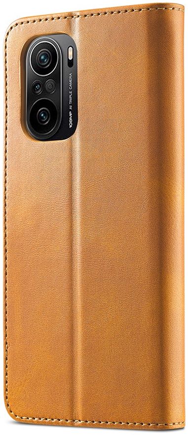 LC.IMEEKE Xiaomi Poco F3 / Mi 11i Hoesje Wallet Book Case Bruin afbeelding 2