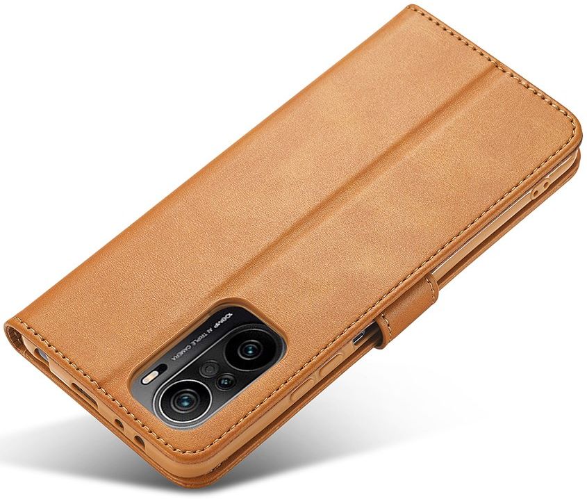 LC.IMEEKE Xiaomi Poco F3 / Mi 11i Hoesje Wallet Book Case Bruin afbeelding 13