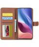 LC.IMEEKE Xiaomi Poco F3 / Mi 11i Hoesje Wallet Book Case Coffee