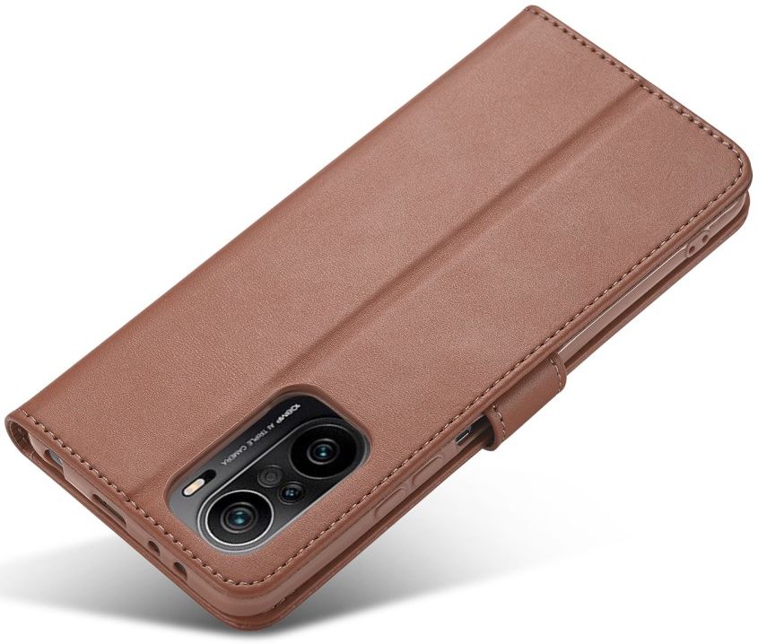 LC.IMEEKE Xiaomi Poco F3 / Mi 11i Hoesje Wallet Book Case Coffee afbeelding 6