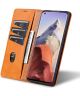 AZNS Xiaomi Mi 11 Ultra Hoesje Book Case Kunst Leer Lichtbruin