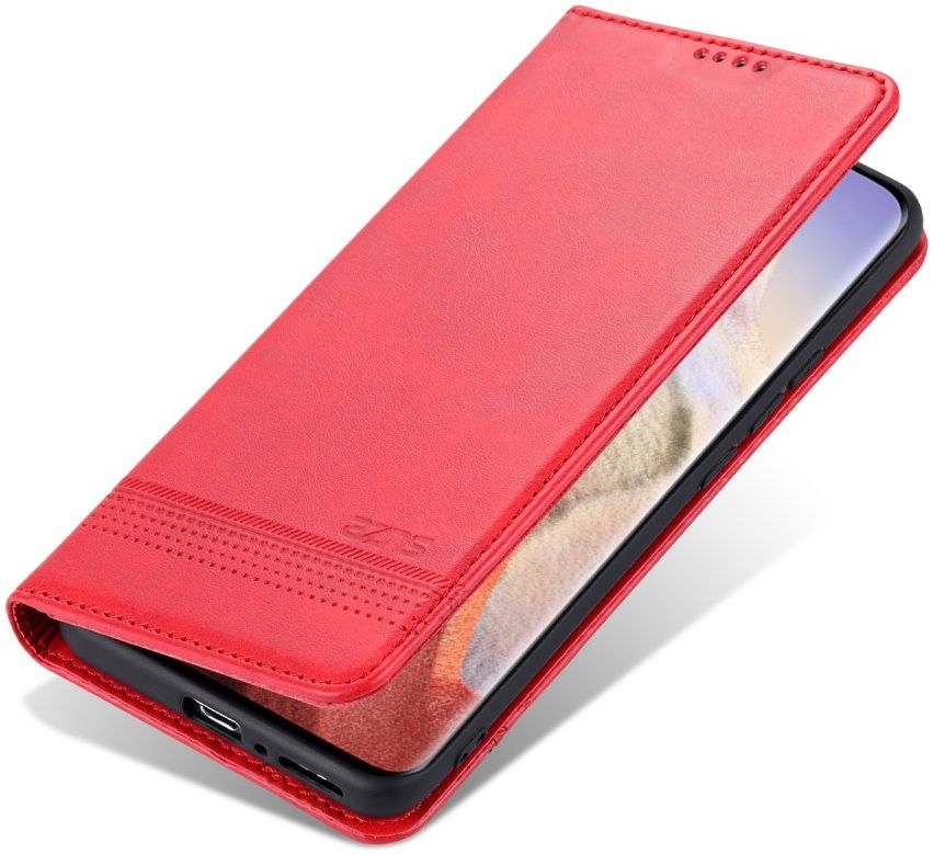 AZNS Xiaomi Mi 11 Ultra Hoesje Portemonnee Book Case Kunstleer Rood afbeelding 4