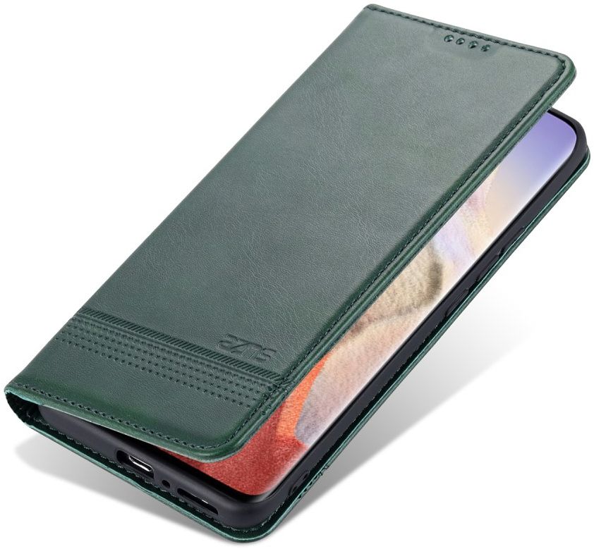 AZNS Xiaomi Mi 11 Ultra Hoesje Portemonnee Book Case Kunstleer Groen afbeelding 4