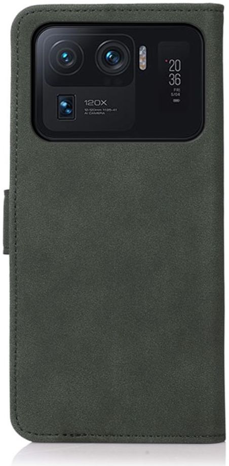 KHAZNEH Xiaomi Mi 11 Ultra Hoesje Retro Portemonnee Book Case Groen afbeelding 5