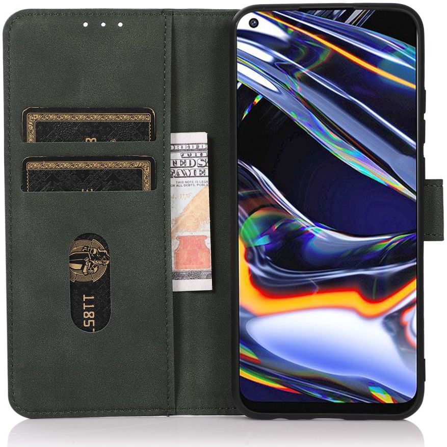 KHAZNEH Xiaomi Mi 11 Ultra Hoesje Retro Portemonnee Book Case Groen afbeelding 1
