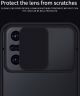 Xiaomi Poco F3 / Mi 11i Hoesje met Camera Slider Back Cover Zwart