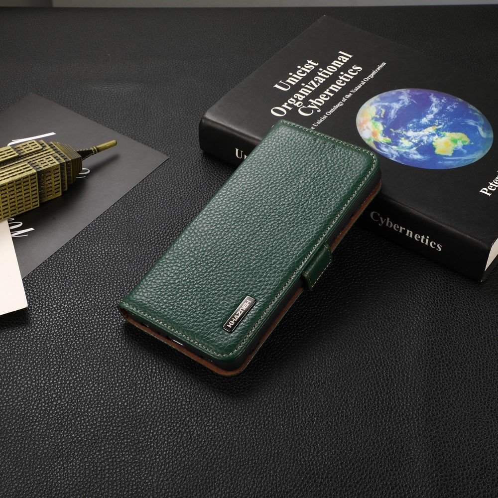 KHAZNEH Xiaomi Mi 11 Ultra Hoesje Portemonnee Echt Leer Groen afbeelding 4