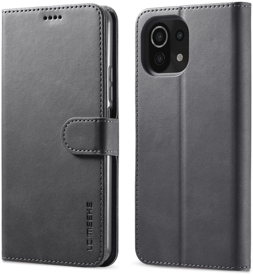 LC.IMEEKE Xiaomi Mi 11 Lite 4G/5G (NE) Hoesje Wallet Book Case Zwart afbeelding 3