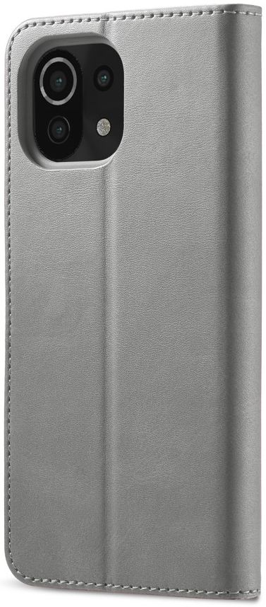 LC.IMEEKE Xiaomi Mi 11 Lite 4G/5G (NE) Hoesje Wallet Book Case Grijs afbeelding 10