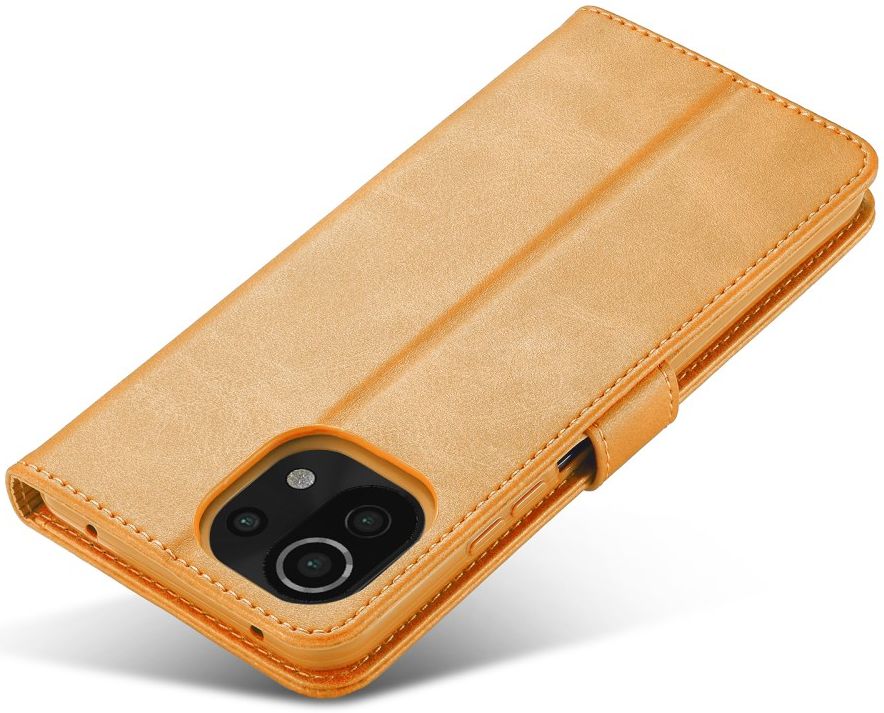 LC.IMEEKE Xiaomi Mi 11 Lite 4G/5G (NE) Hoesje Wallet Book Case Bruin afbeelding 11