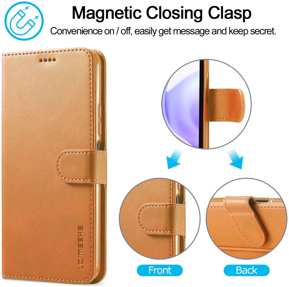 LC.IMEEKE Xiaomi Mi 11 Lite 4G/5G (NE) Hoesje Wallet Book Case Bruin afbeelding 7