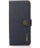 Xiaomi Mi 11 Ultra Hoesje RFID Portemonnee Book Case Echt Leer Blauw