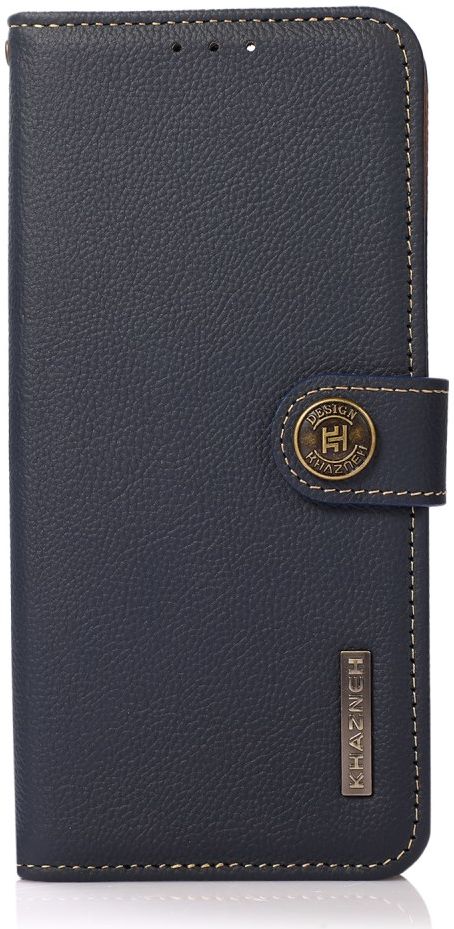 Xiaomi Mi 11 Ultra Hoesje RFID Portemonnee Book Case Echt Leer Blauw afbeelding 2
