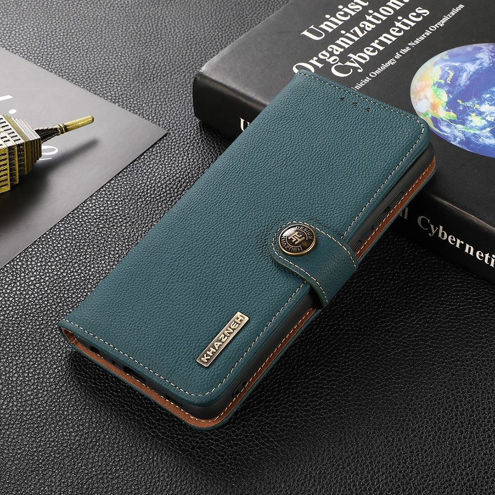 Xiaomi Mi 11 Lite 4G / 5G Hoesje RFID Portemonnee Echt Leer Groen afbeelding 4