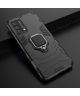 Oppo A74 4G Hybride Hoesje met Kickstand Ring Zwart