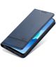 AZNS Oppo A74 4G Hoesje Portemonnee Book Case Kunstleer Blauw