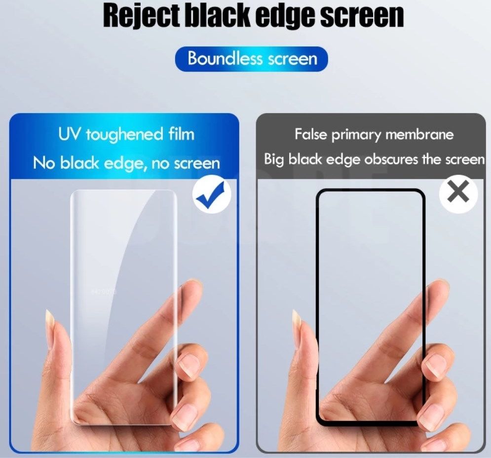 Samsung Galaxy S20 Ultra Screen Protector Tempered UV Glass Full Cover afbeelding 8