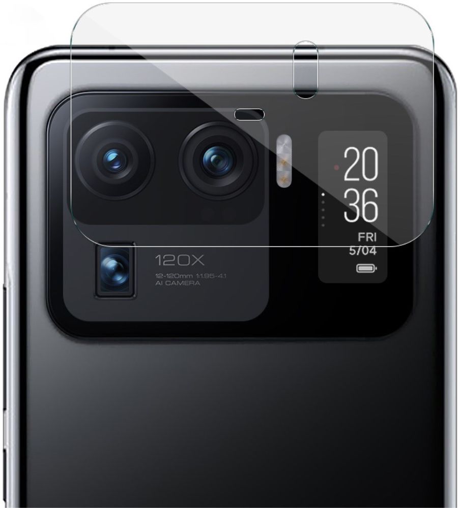 IMAK Xiaomi Mi 11 Ultra Camera Lens Protector Tempered Glass Duo Pack afbeelding 2