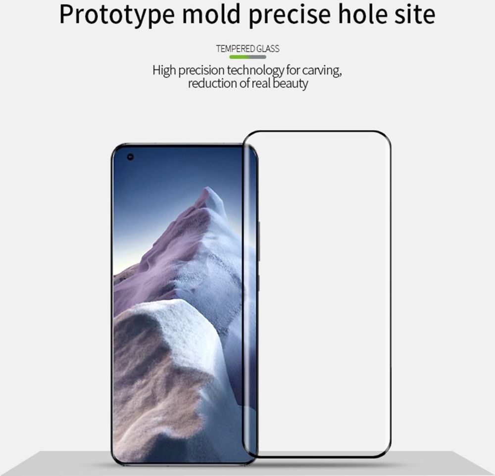 MOFI Xiaomi Mi 11 Ultra Screen Protector 3D Tempered Glass Full Cover afbeelding 7