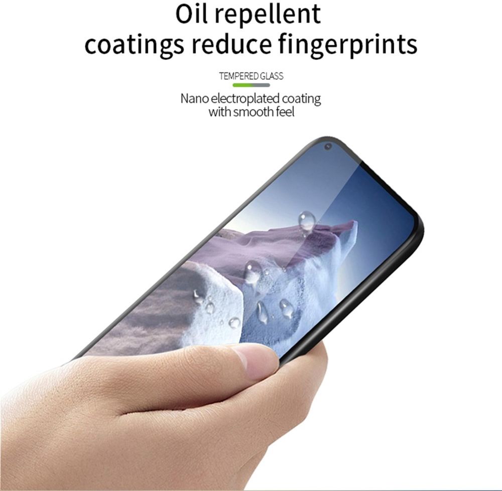 MOFI Xiaomi Mi 11 Ultra Screen Protector 3D Tempered Glass Full Cover afbeelding 6