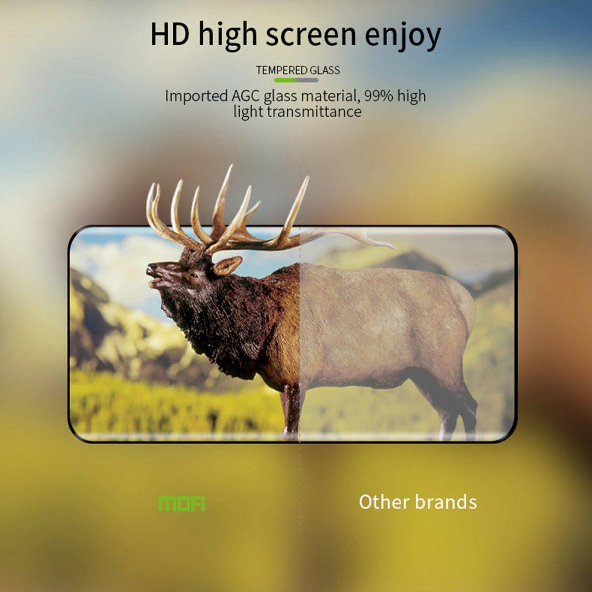 MOFI Xiaomi Mi 11 Ultra Screen Protector 3D Tempered Glass Full Cover afbeelding 9