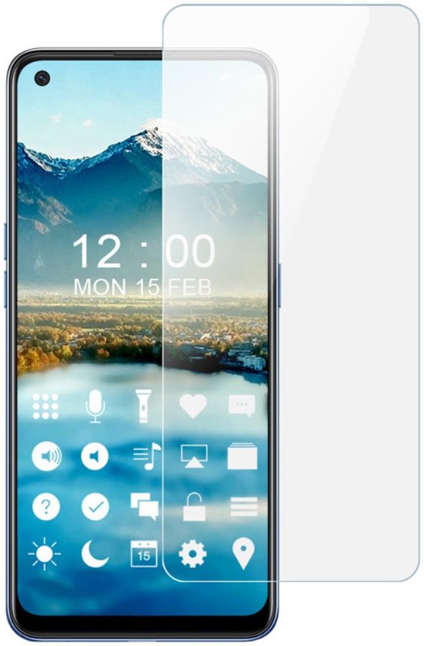 IMAK Oppo A74 4G Screen Protector Soft TPU Display Folie Ultra Clear afbeelding 1