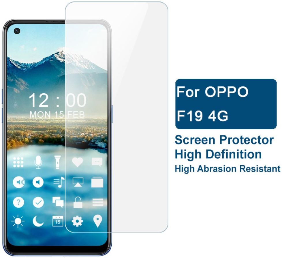 IMAK Oppo A74 4G Screen Protector Soft TPU Display Folie Ultra Clear afbeelding 3