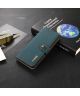 Nokia X10 / X20 Hoesje RFID Portemonnee Book Case Echt Leer Groen