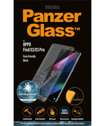 PanzerGlass Oppo Find X3 Pro Case Friendly Screen Protector Screen Protectors